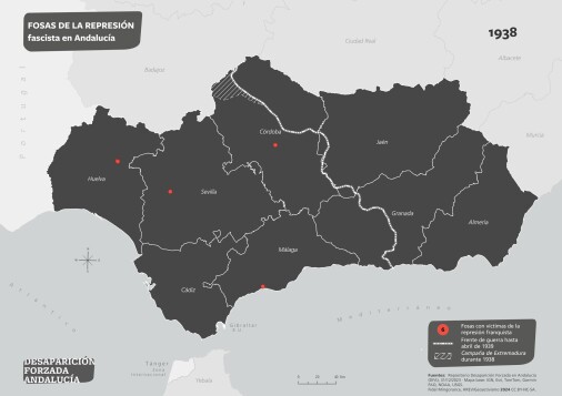 Fosas de la represión fascista en Andalucía 1938