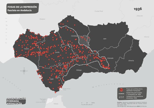 Fosas de la represión fascista en Andalucía 1936