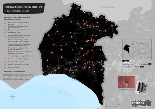 Exhumaciones en Huelva. El duelo inacabado en 2023