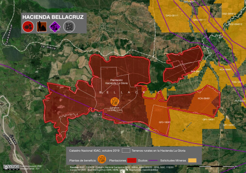 Hacienda Bellacruz y amenazas extractivistas