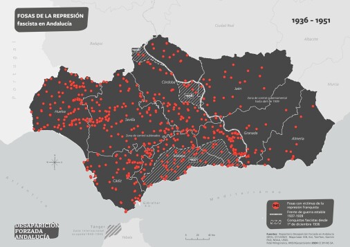 Fosas de la represión fascista en Andalucía 1936-1951