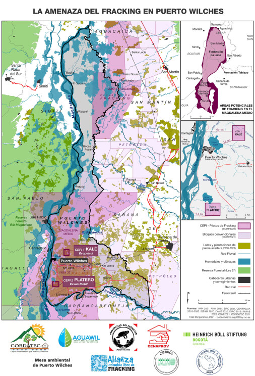 La amenaza del fracking en Puerto Wilches