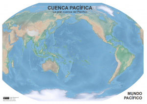 mapa de la cuenca del Pacífico