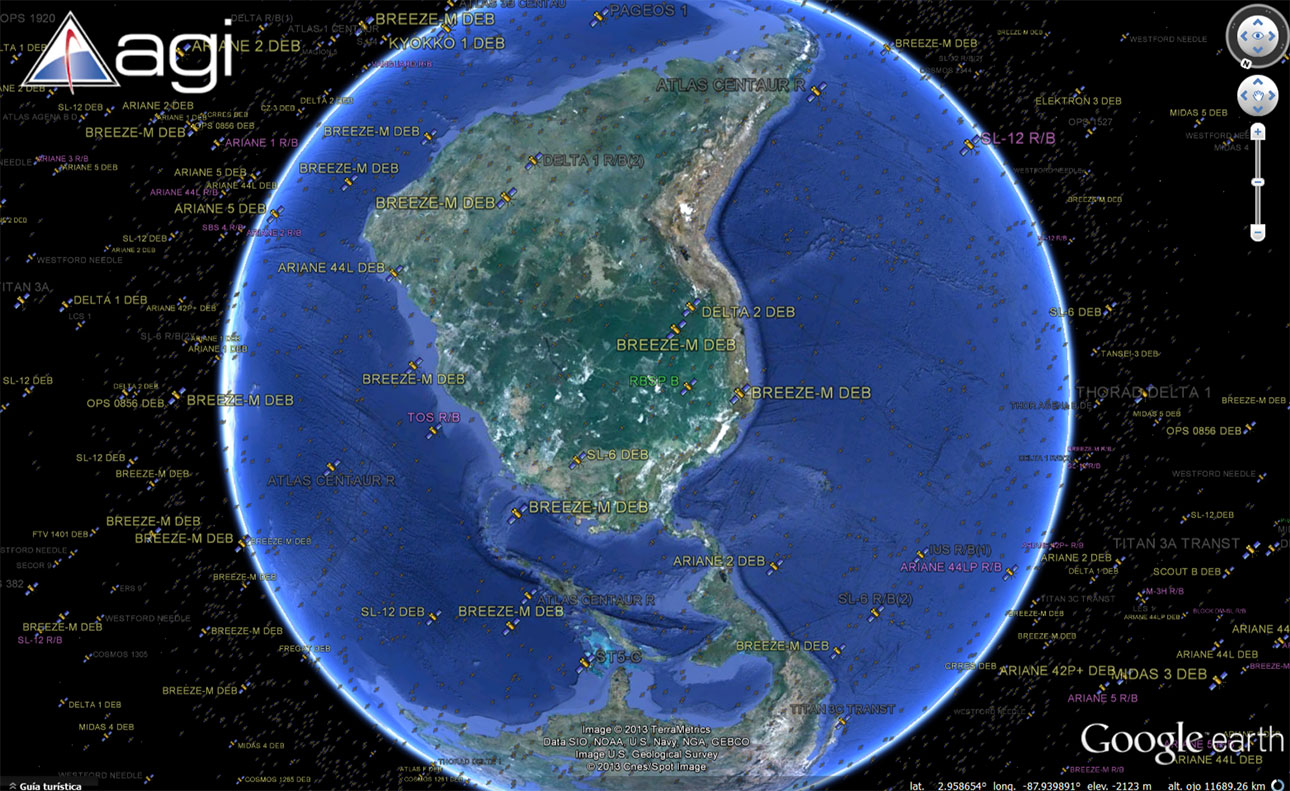 De drones y satélites