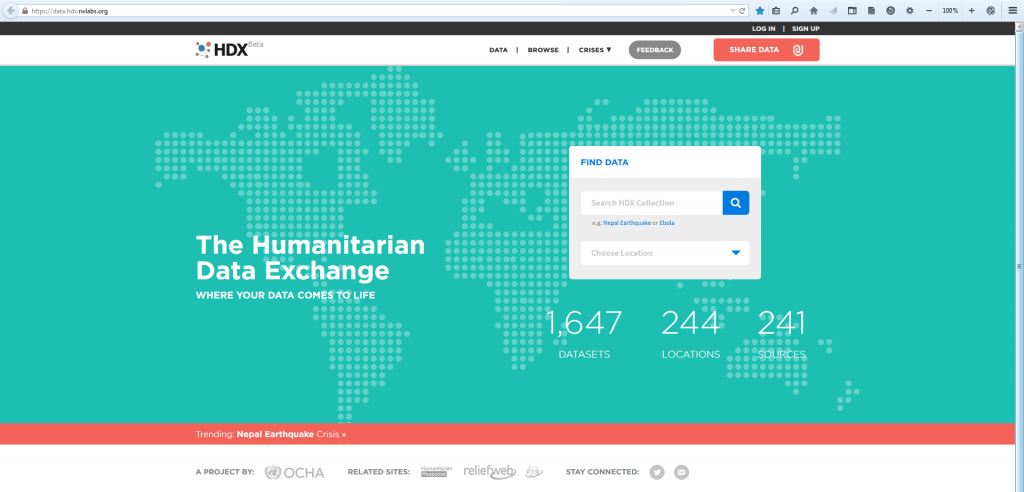 HumanitarianDataExchange
