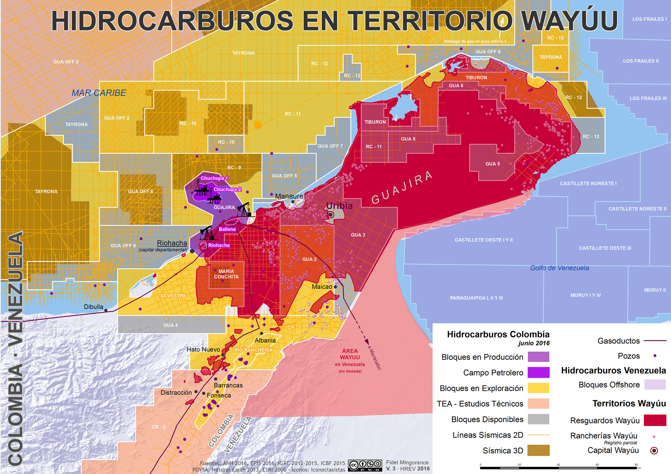 Hidrocarburos en Territorio Wayúu