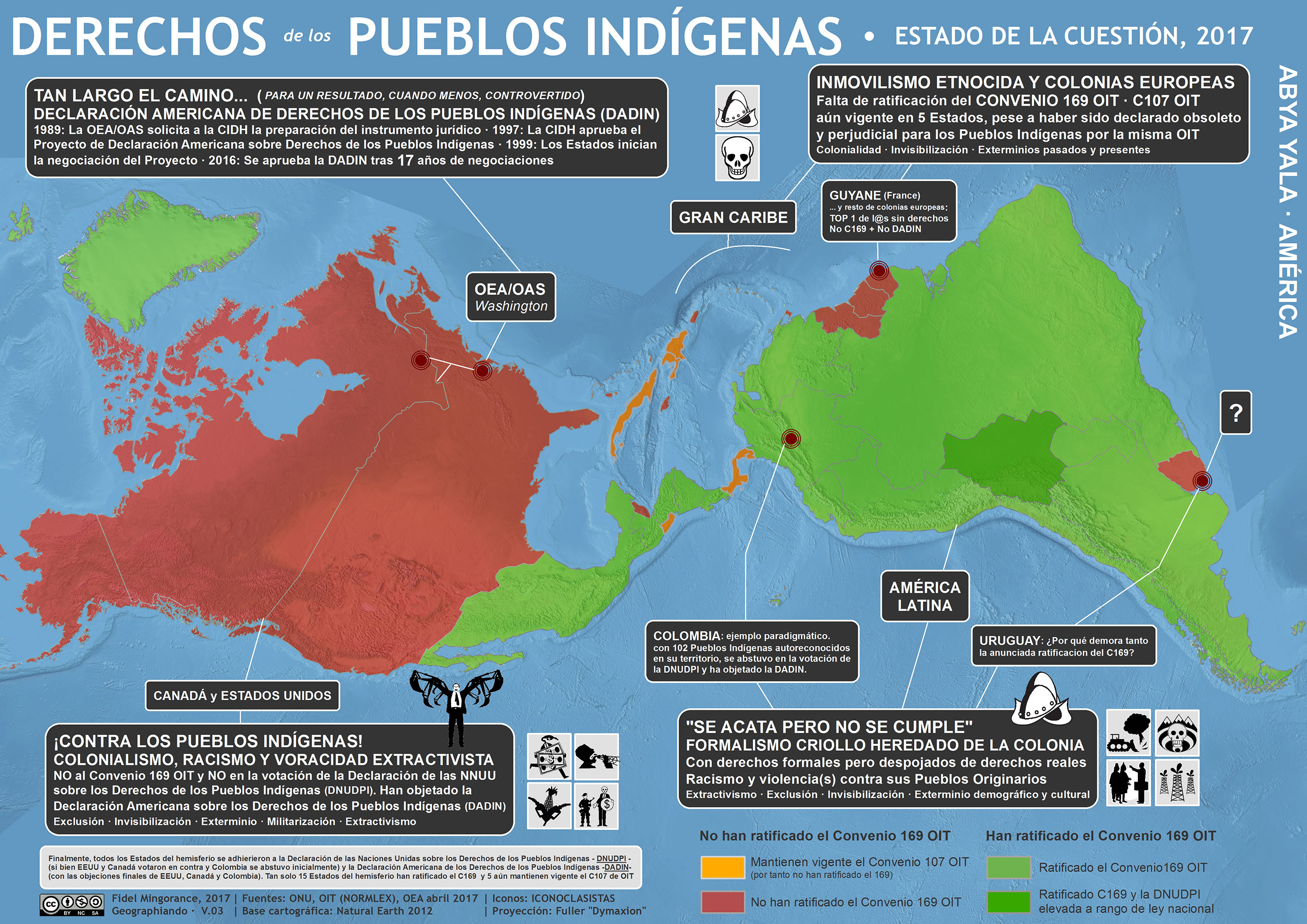 Derechos de los Pueblos Indígenas: estado de la cuestión 2017, un mapa crítico.