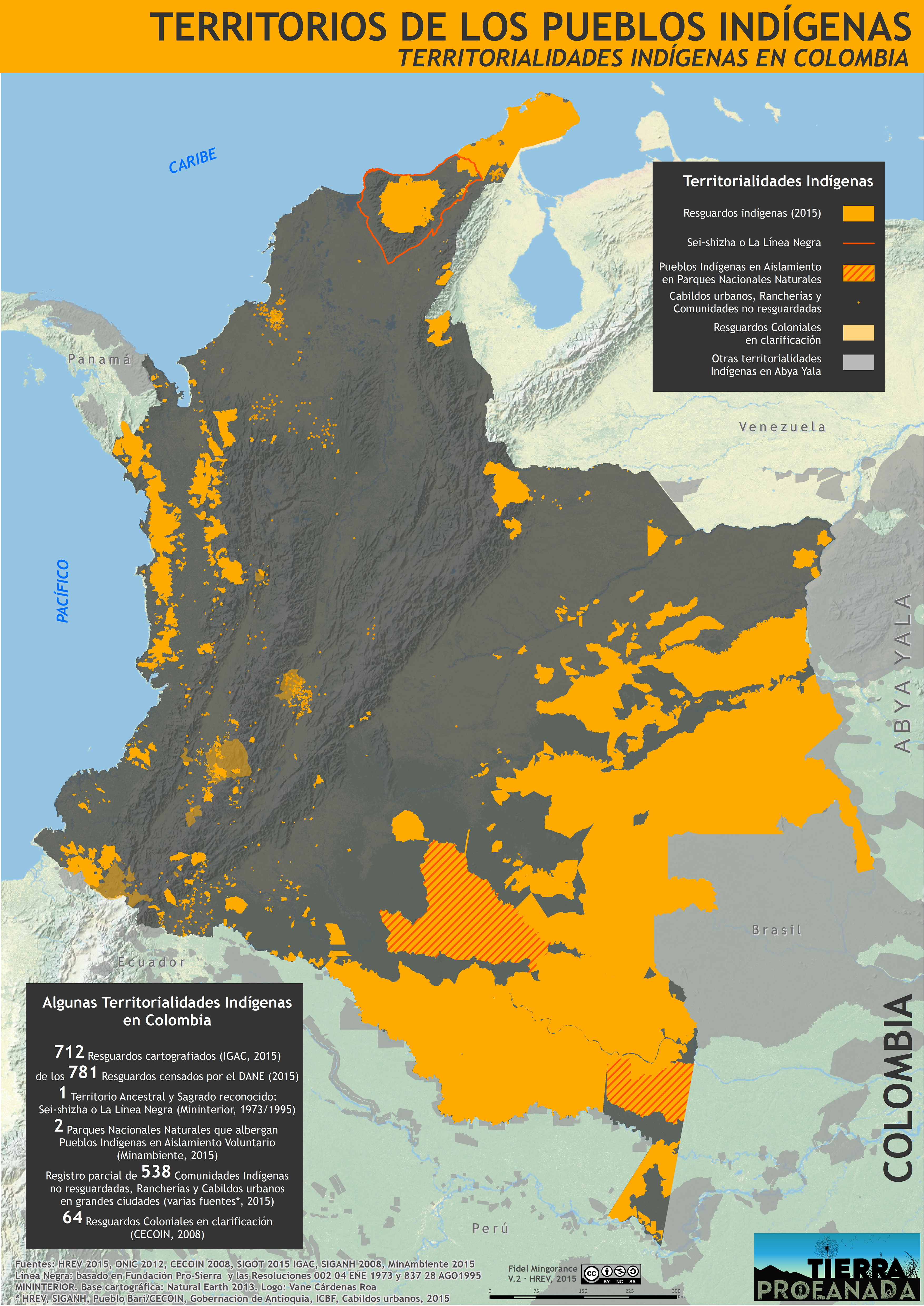 Territorios Indígenas en Colombia