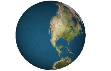 Mapa Dymaxion en proyección Fuller