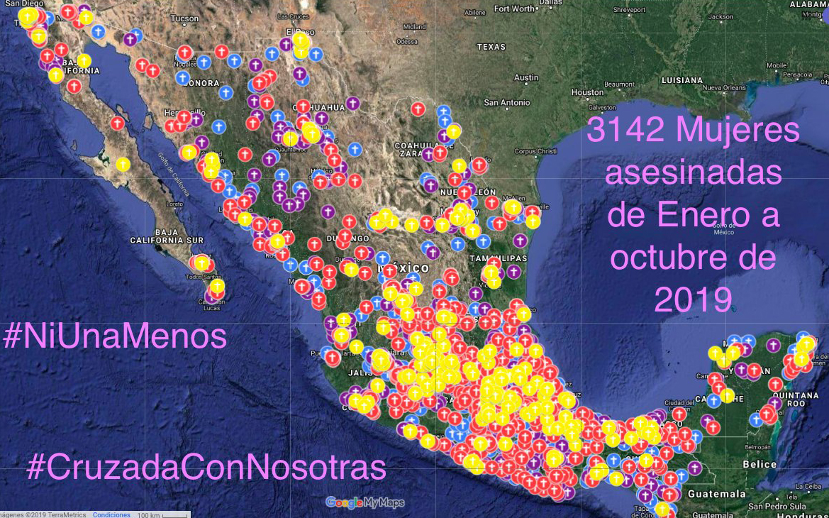 Mujeres que mapean como las están matando