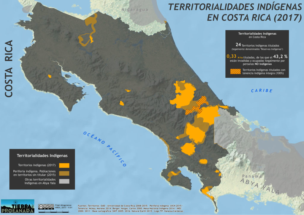 Territorialidades indigenas en Costa Rica (2017)