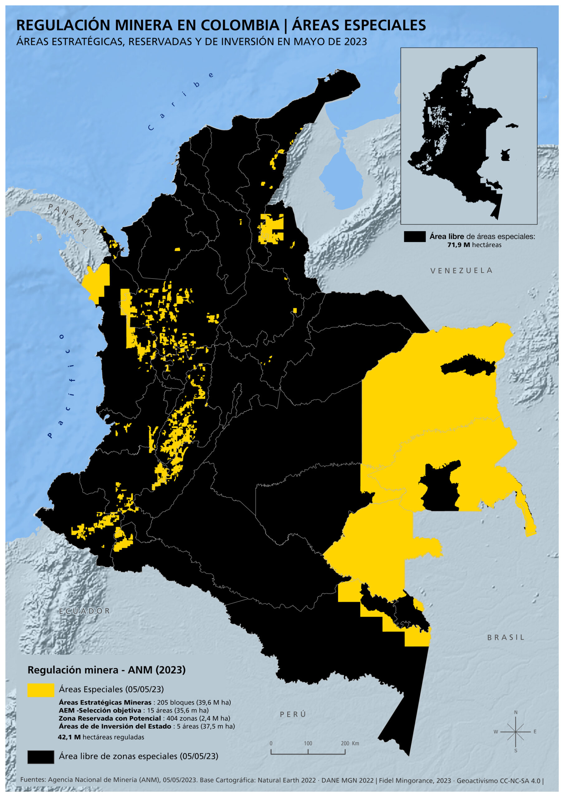 Áreas de regulación minera en Colombia | Áreas Especiales