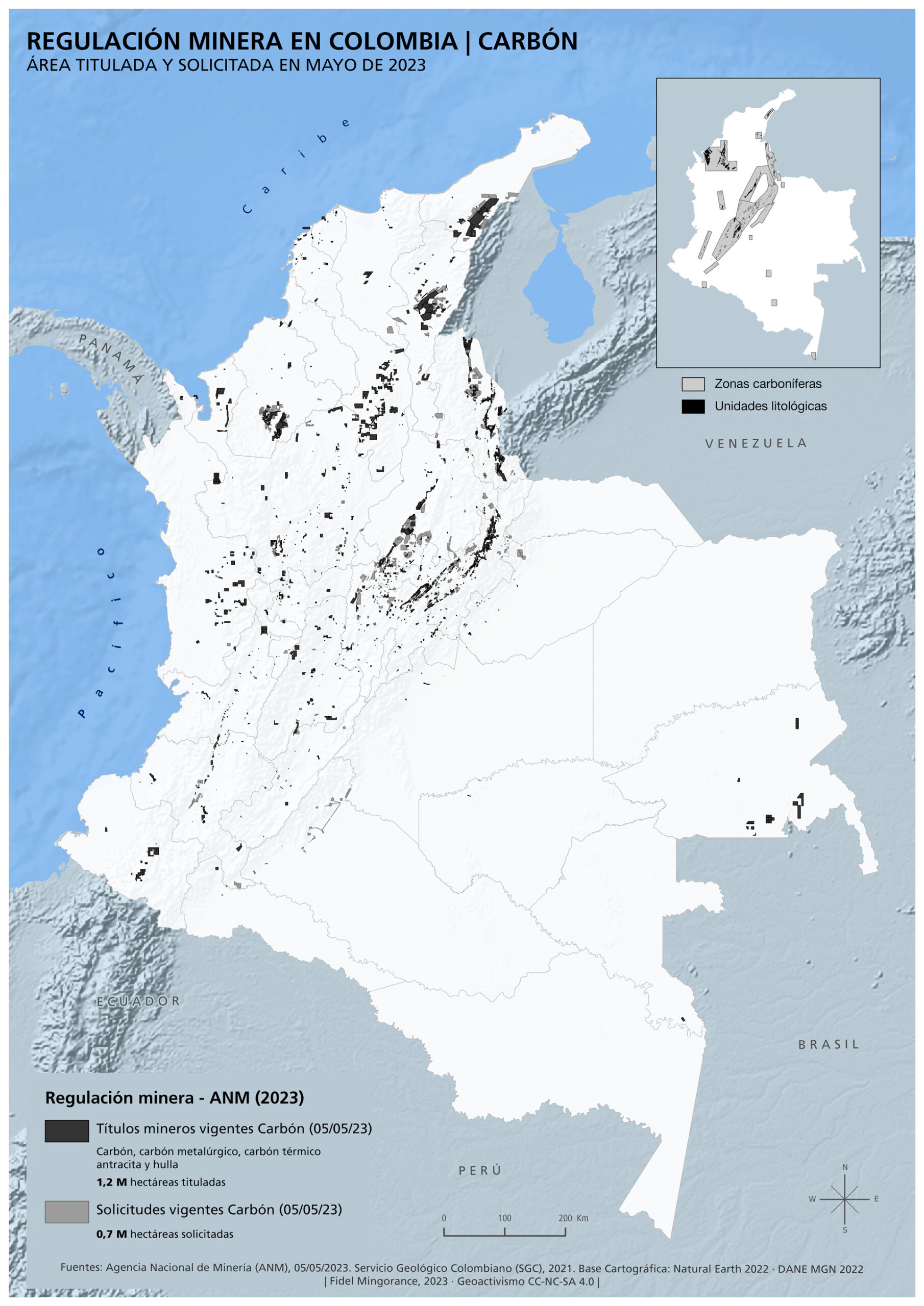 Áreas de regulación minera en Colombia | Carbón