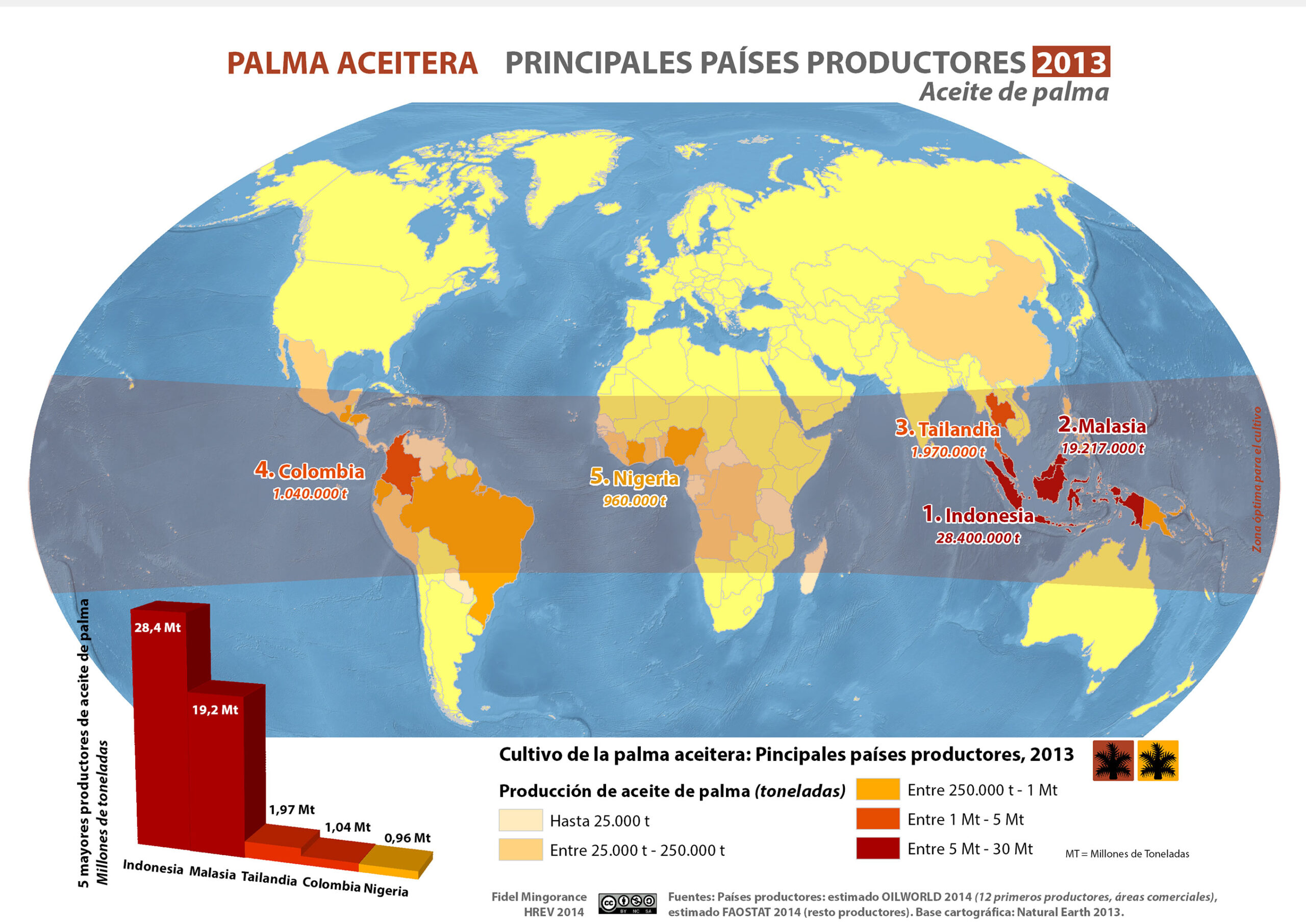 Plantaciones de palma aceitera