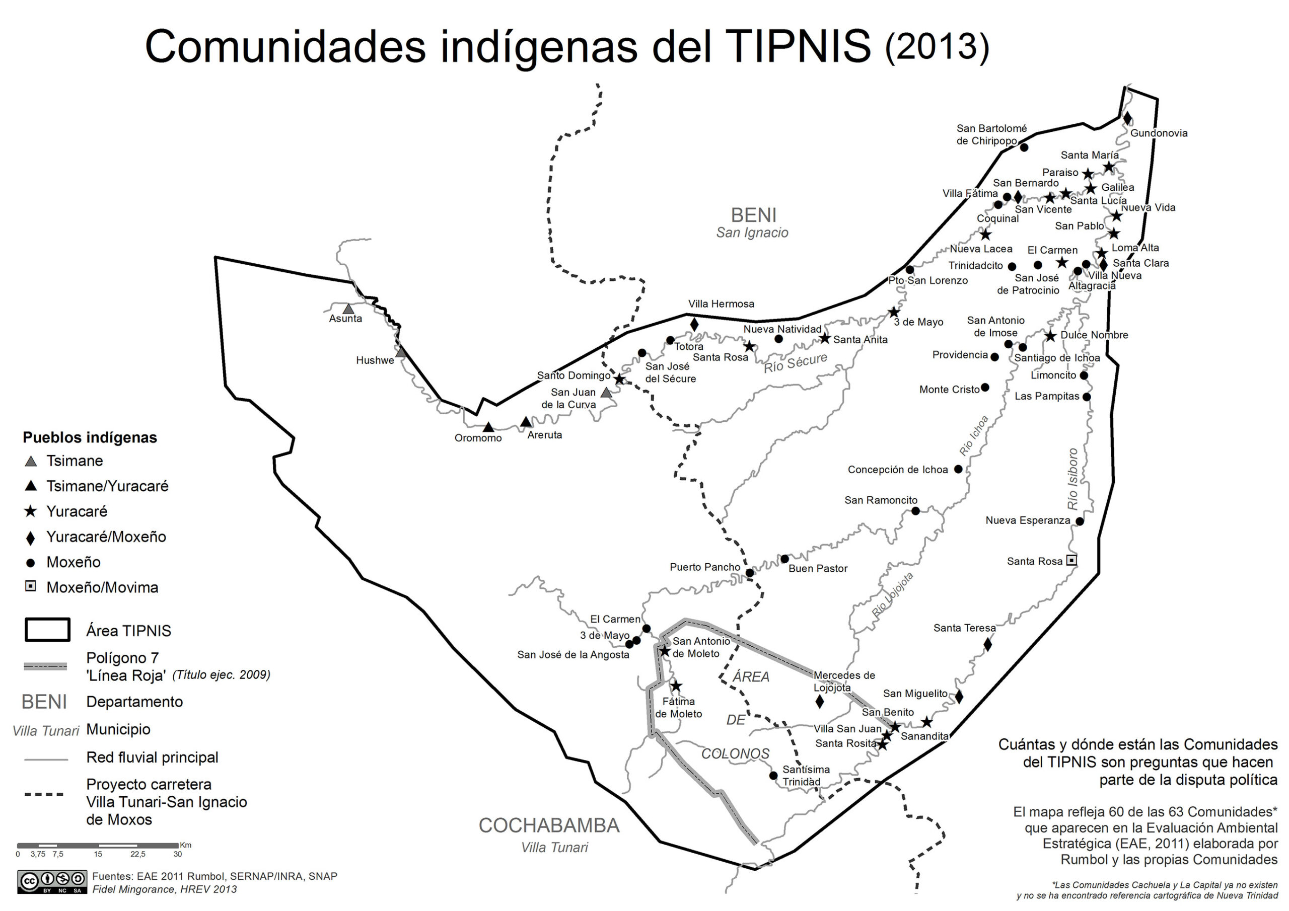 Comunidades Indígenas del TIPNIS