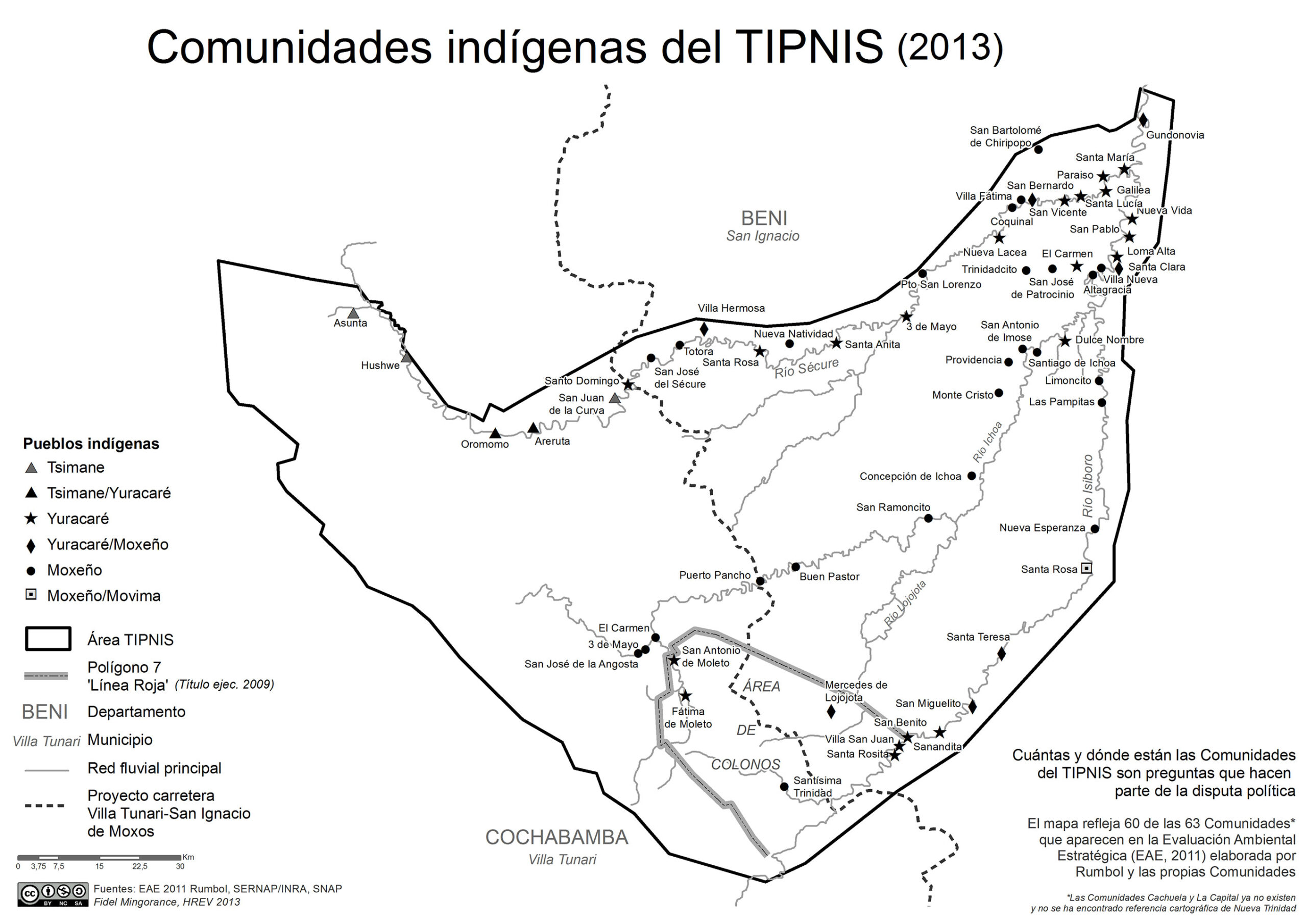 Comunidades Indígenas del TIPNIS (2013)