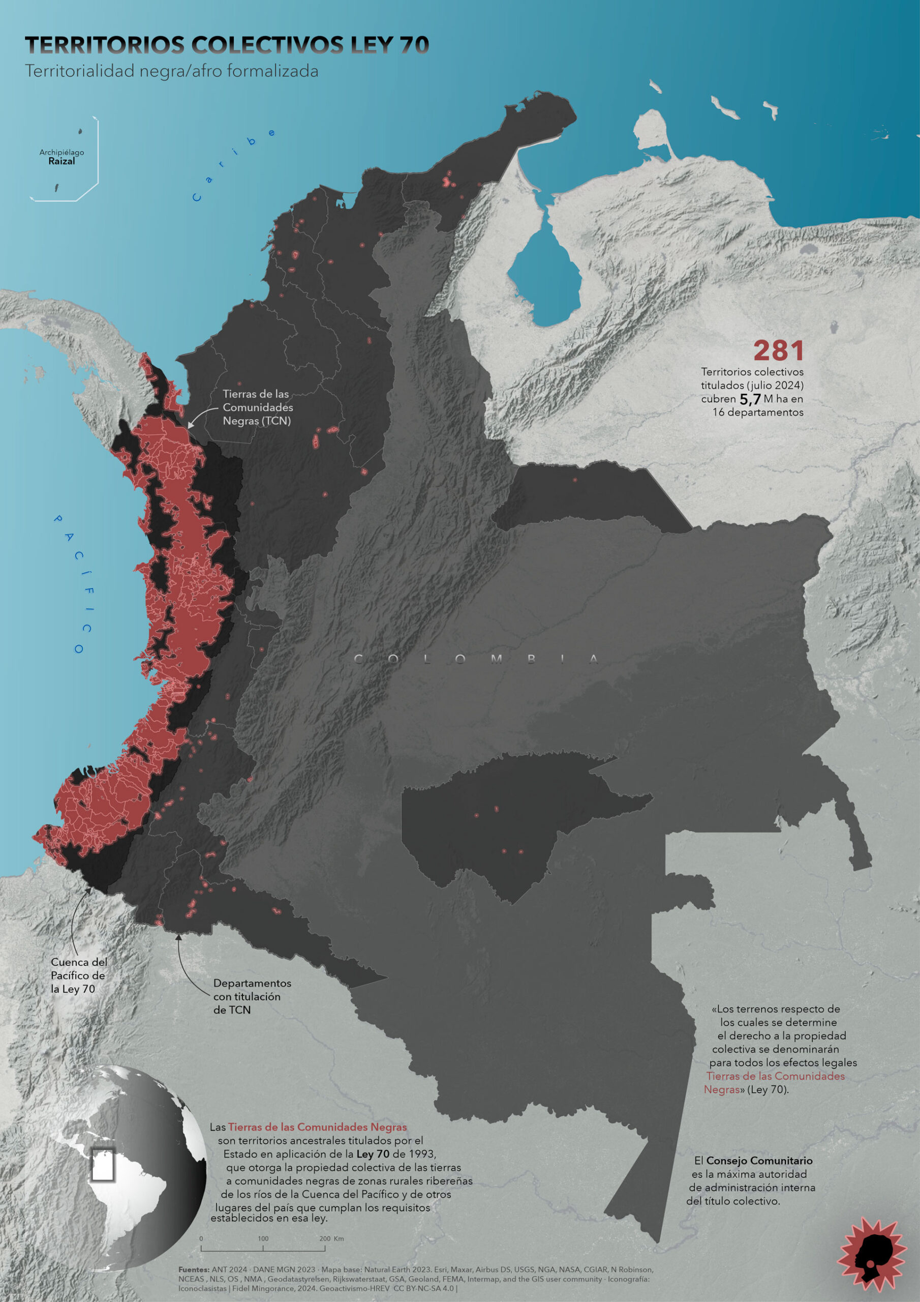 Territorios colectivos Ley 70 (2024)