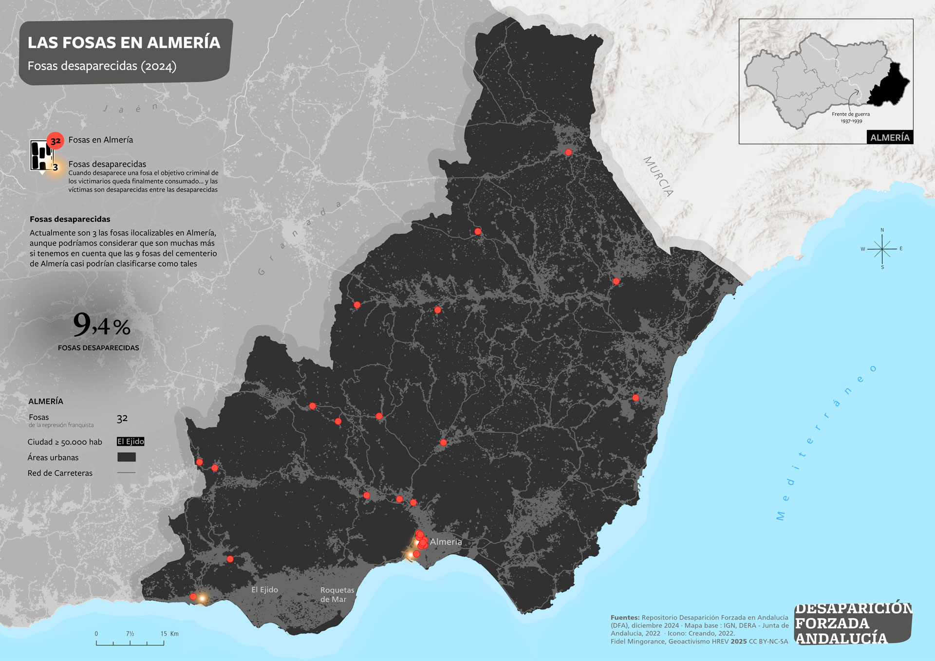 Fosas desaparecidas en Almería